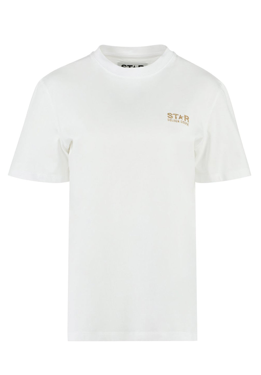STAR W'S REGULAR T-SHIRT /LOGO/ BIG STAR BACK/ GLITTER