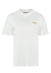 STAR W'S REGULAR T-SHIRT /LOGO/ BIG STAR BACK/ GLITTER