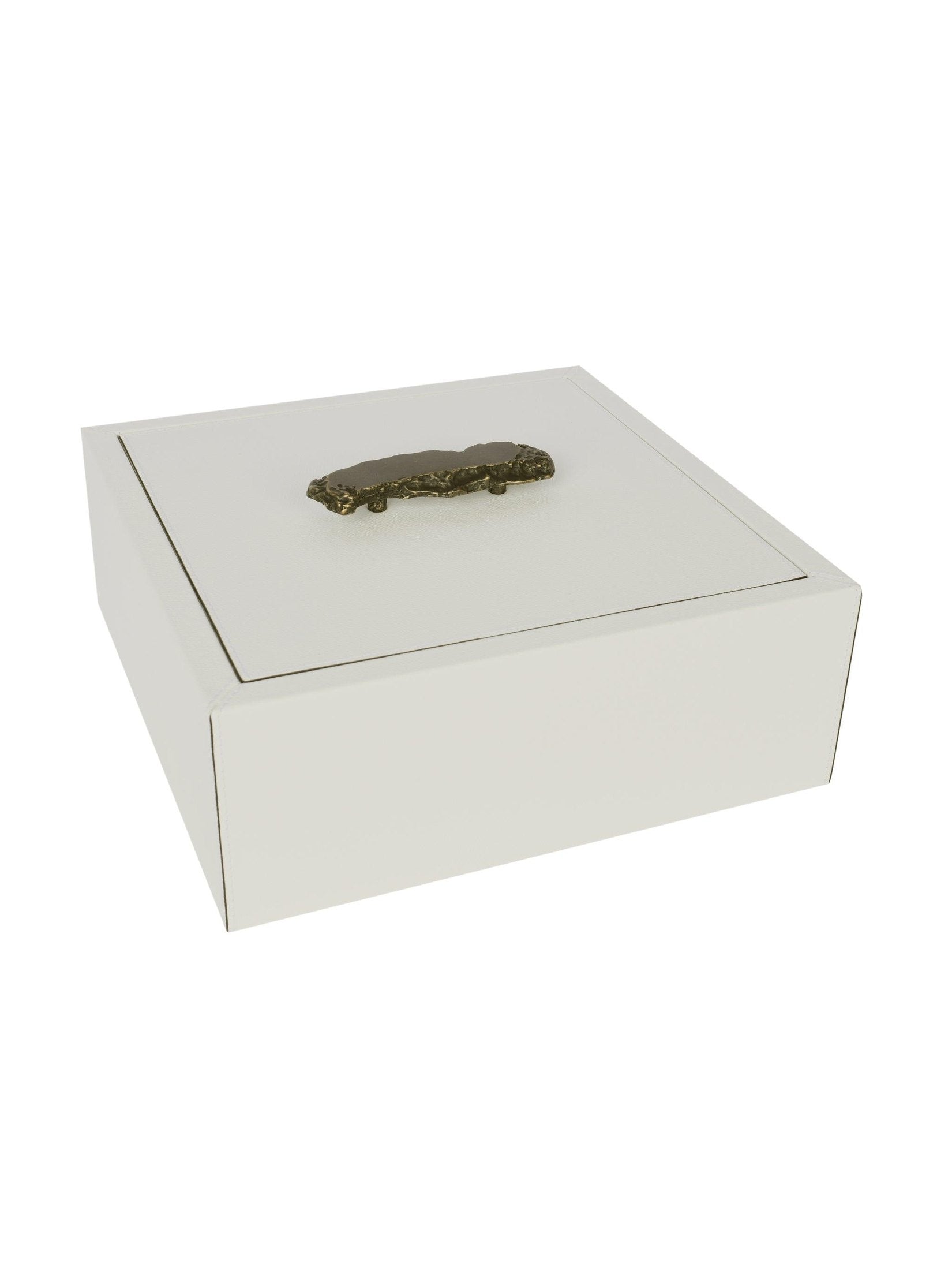 Ambra stackable trinket box square large