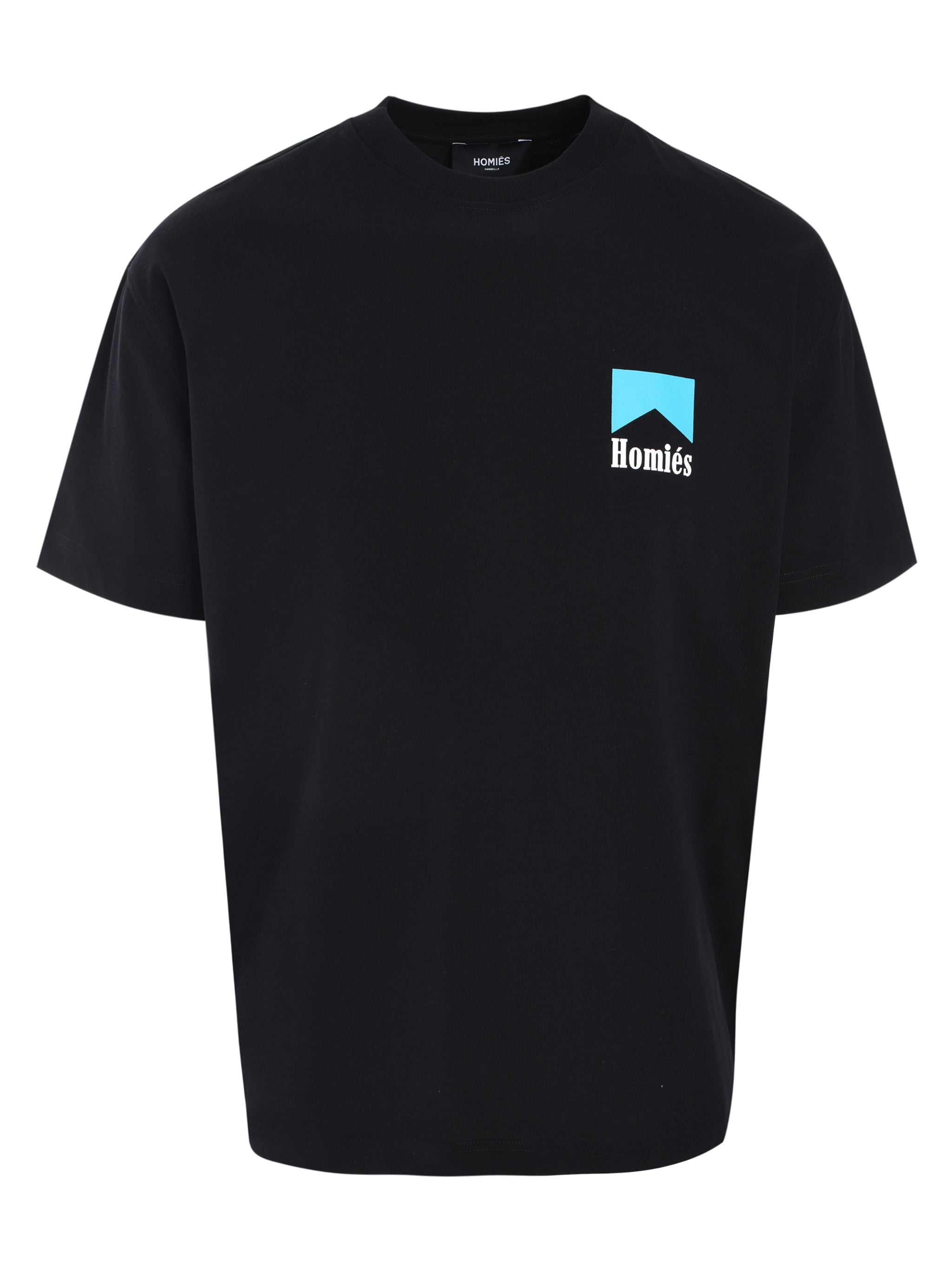 HOMIES MARBELLA T-SHIRT BLACK TURQUOISE