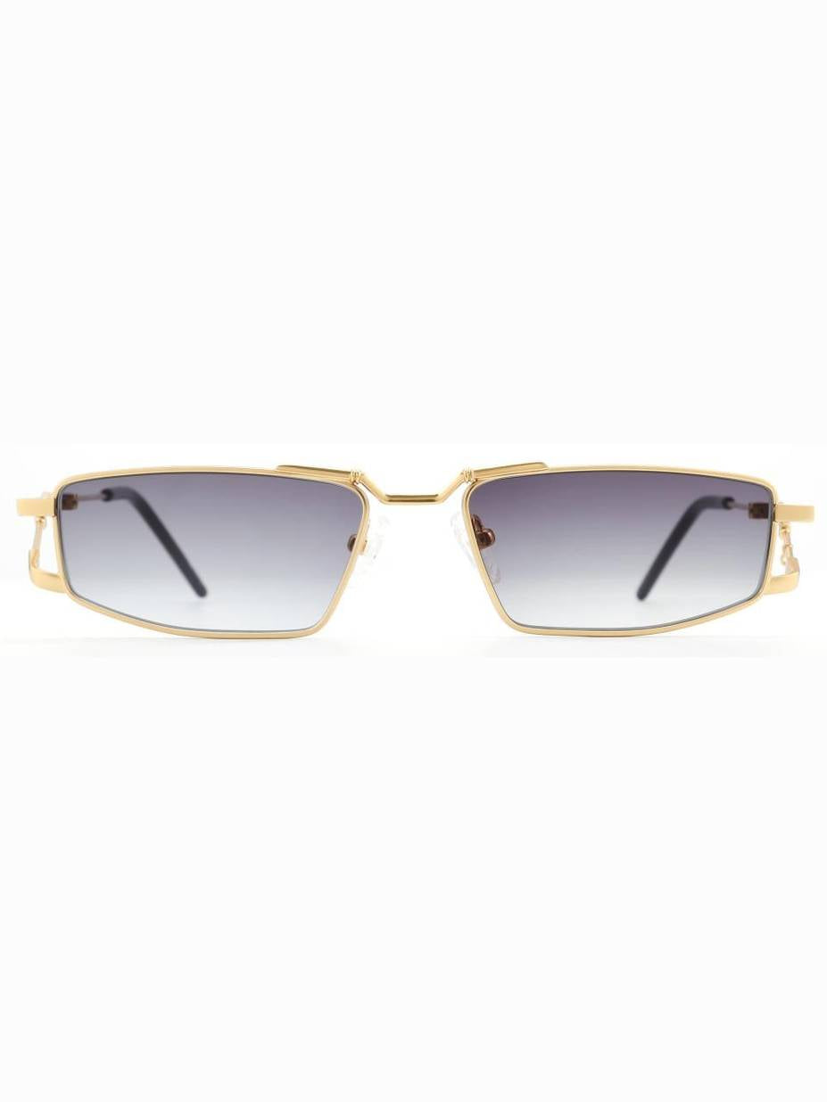 Gold black sunglasses