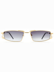 Gold black sunglasses