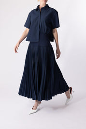 BERNIE S/S PLEATED SHIRT