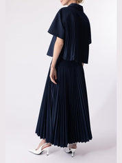 Bernie s/s pleated shirt