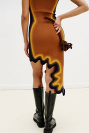 ASTER REVERSIBLE WAVY DRESS