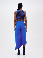 Coco asymmetric wide leg pants