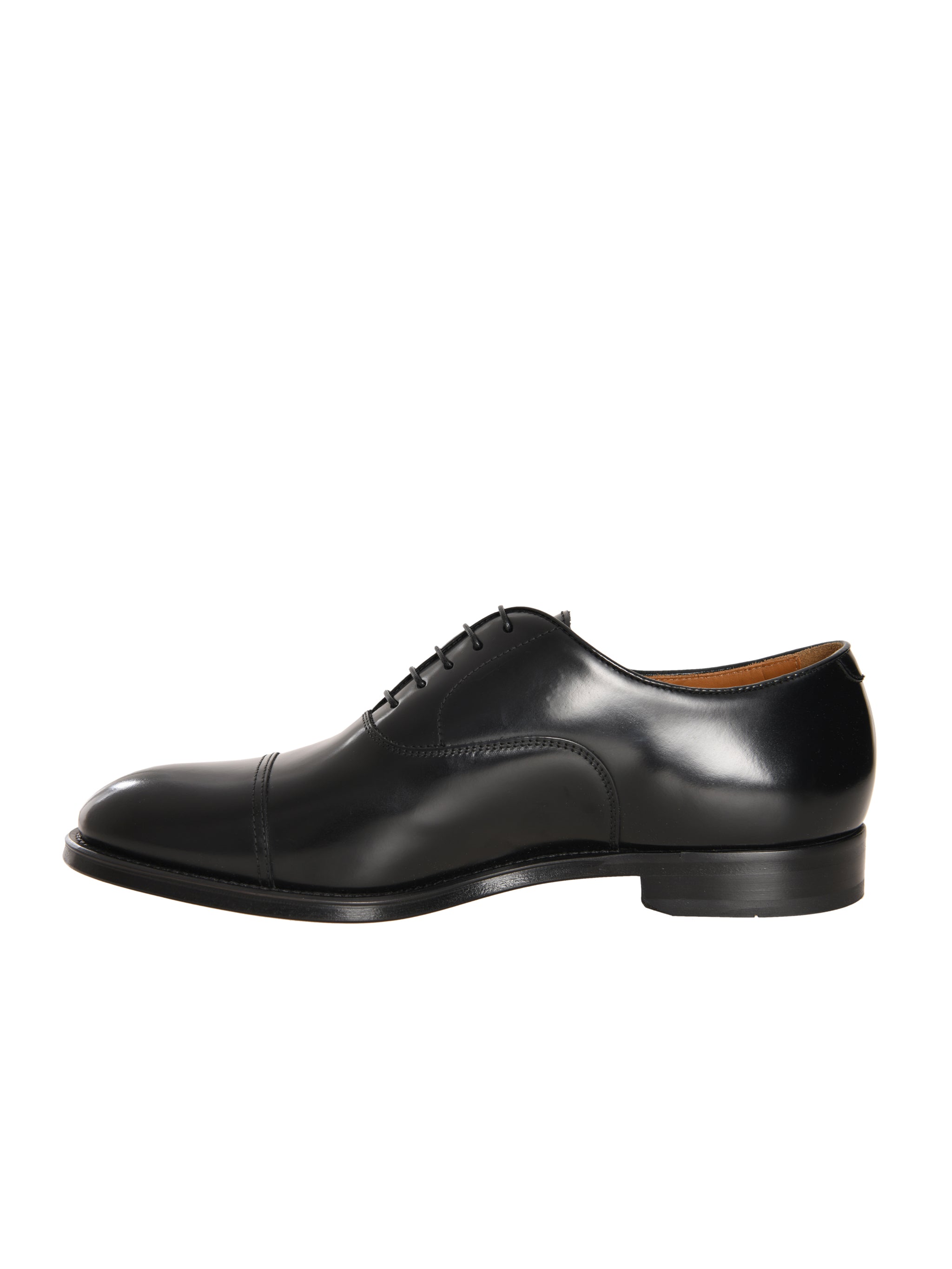 OXFORD CAP TOE (CU) HORSE NERO F.DO NERO