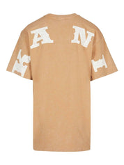 Small sign. distressed heavy jersey tee