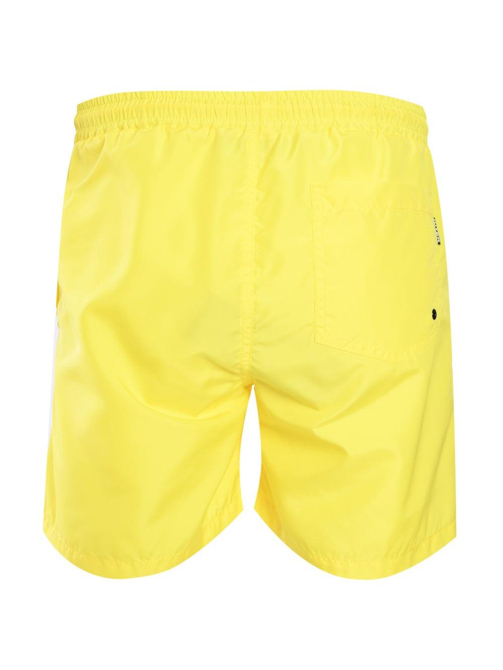 Grid swim trunks
