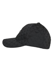 Emporio armani logo print cap