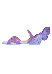 Sophia Webster Mini Girls Purple & Blue Chiara Sandals