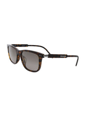 Prada Polarized Grey Smoke Square Sunglasses