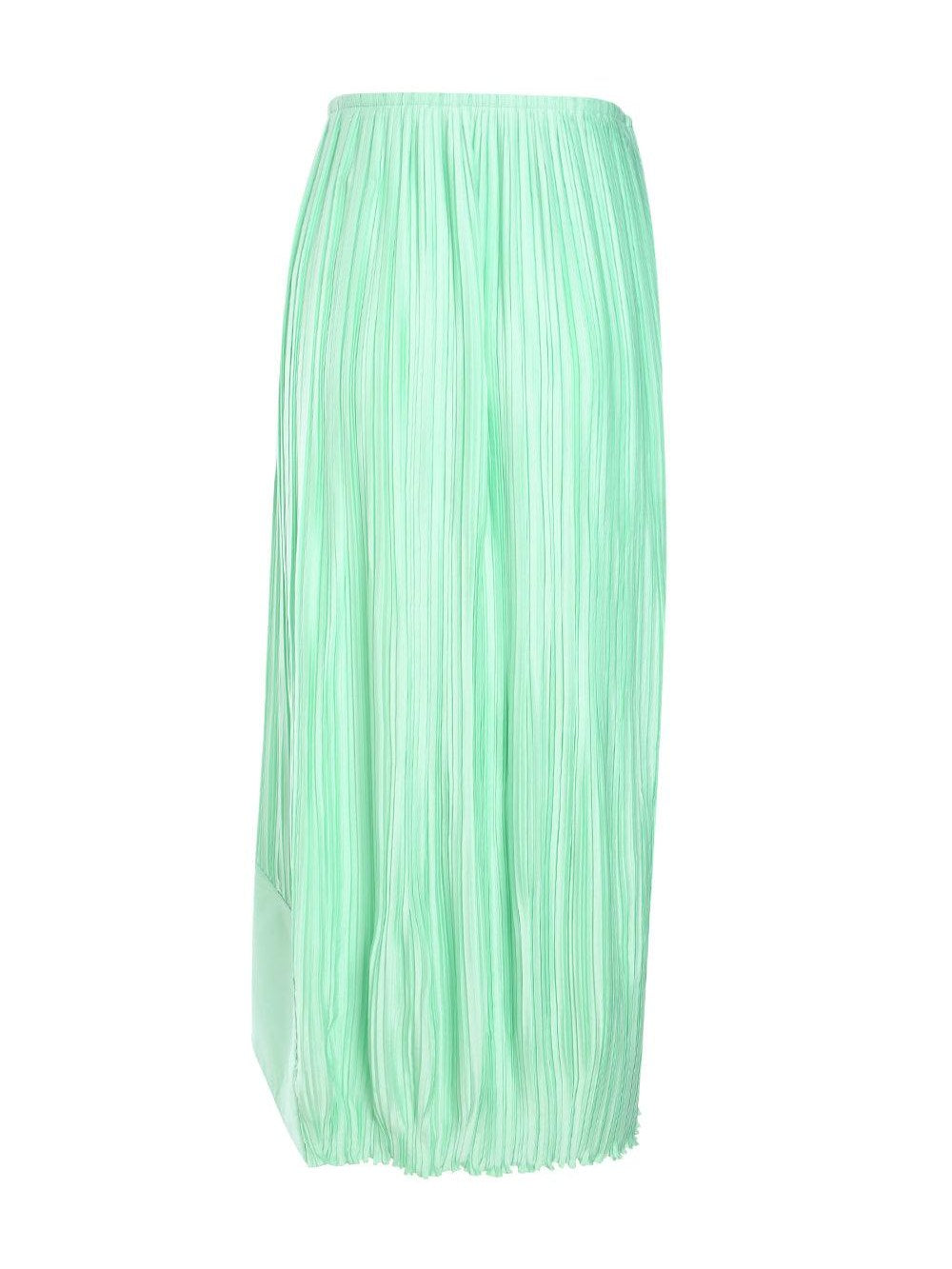 Long waterfall effect skirt
