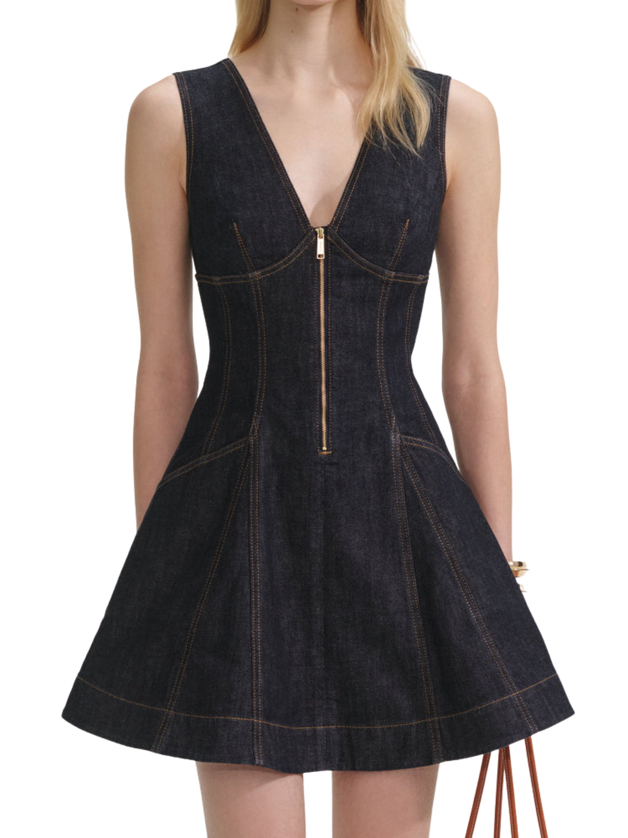 Indigo Denim Mini Dress