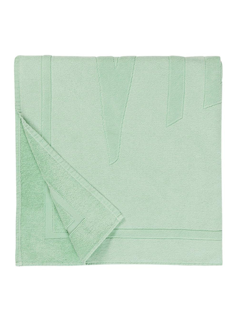 Cotton beach towel natural mineral dye
