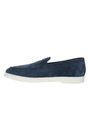 Doucal's penny-slot suede loafers