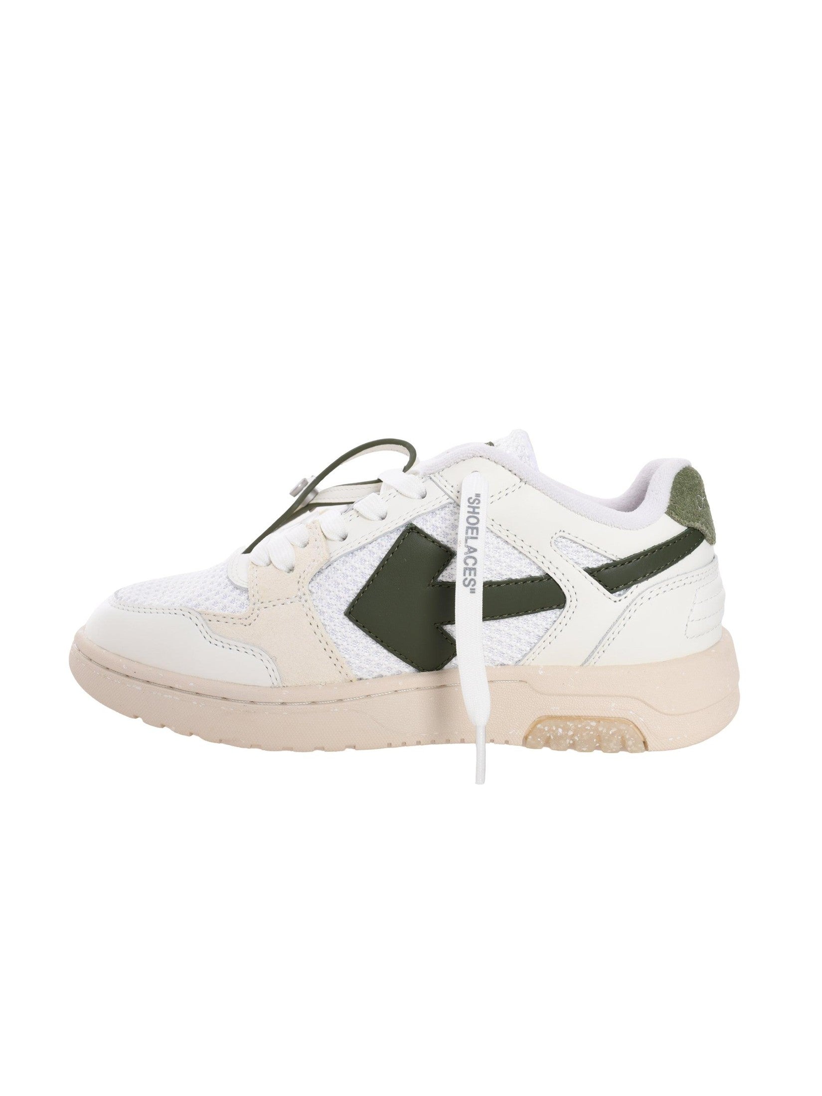Slim out of office white - military gree
