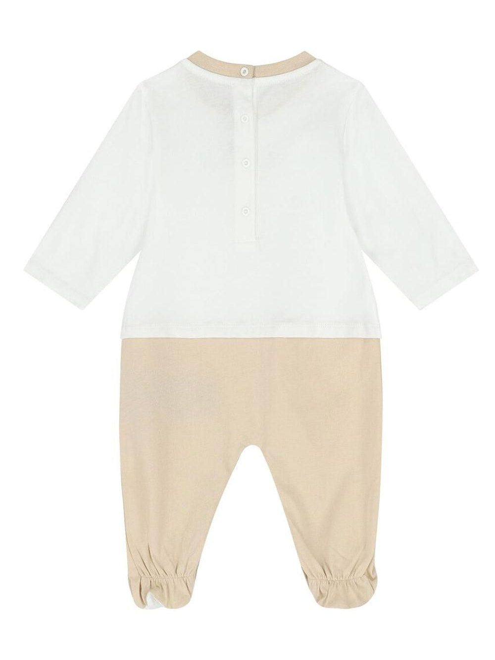 Balmain kids logo-appliqué cotton pajamas