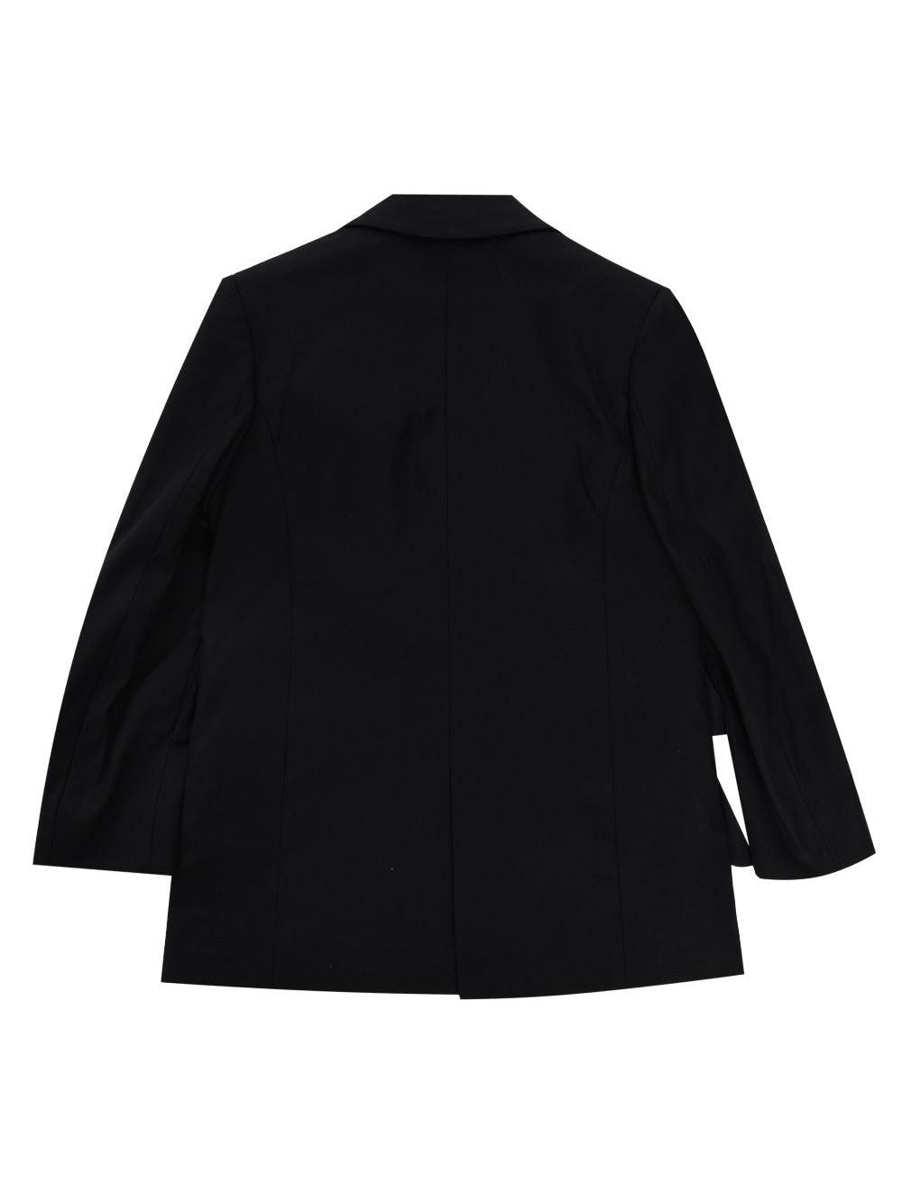 Balmain kids blazer nero bambina