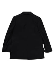 Balmain kids blazer nero bambina