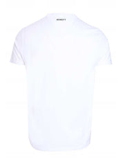 Round neck t-shirt m/c prints background color