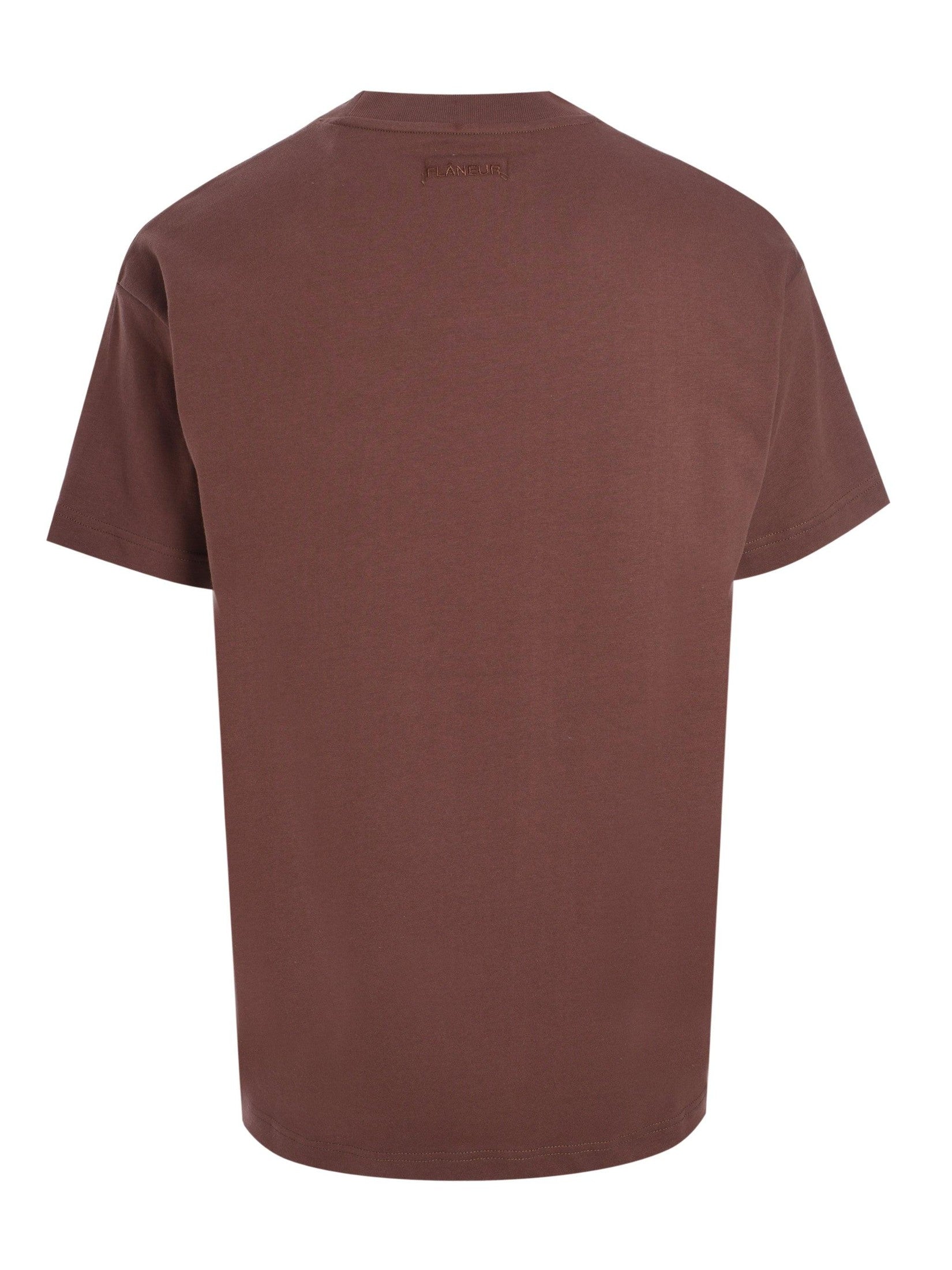 Logo t-shirt brown