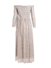 LACE FULL LENGTH SLEEVE DRESS