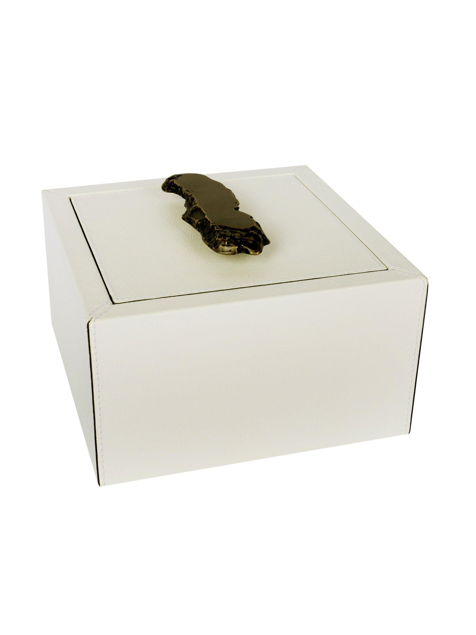 Ambra stackable trinket box square small