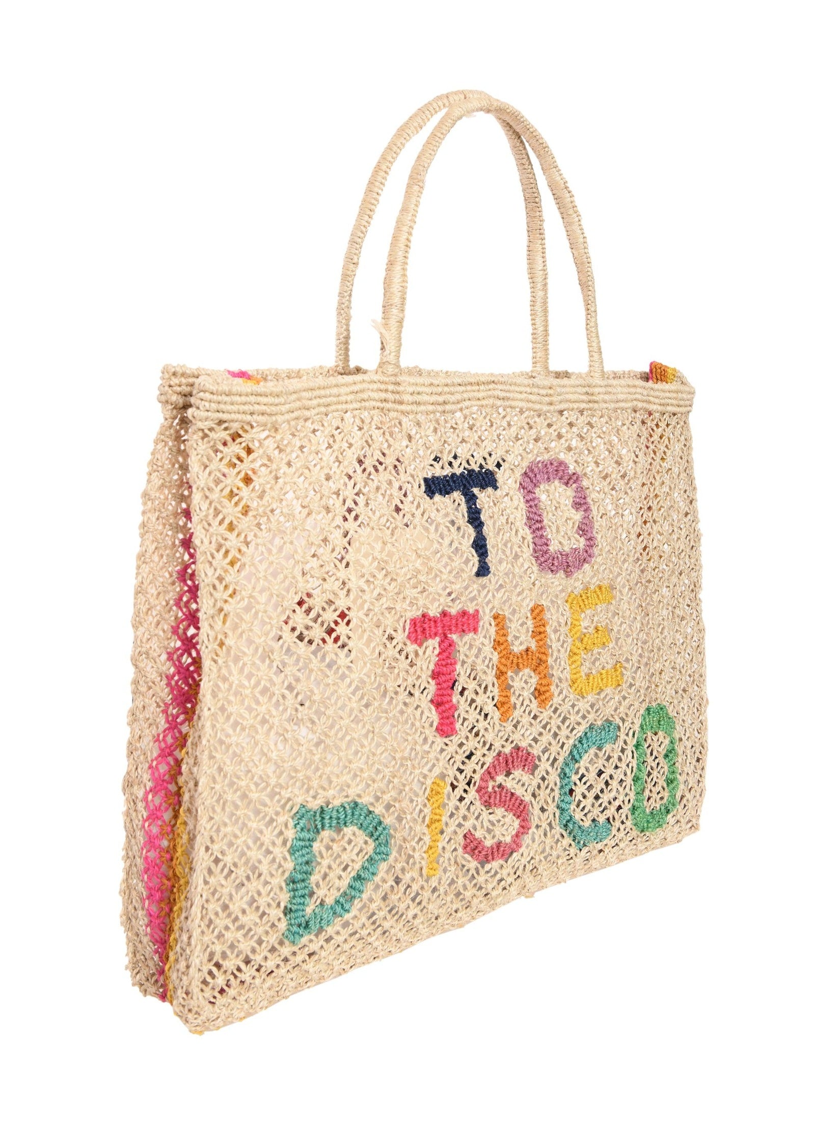 To the disco jute bag