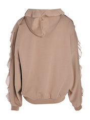 SWEATSHIRT W/RUFFLES