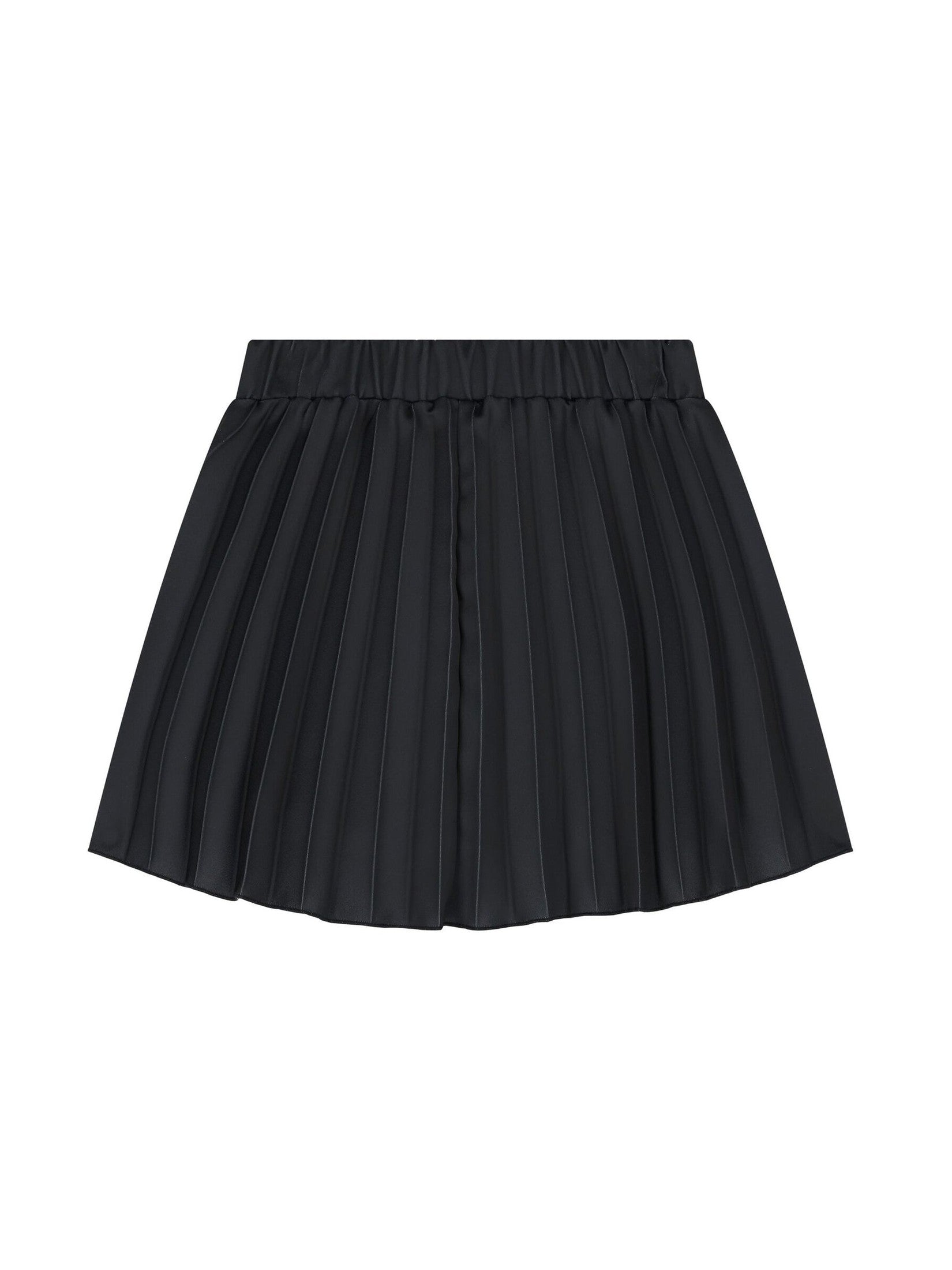 Double crepe plisse skirt girl