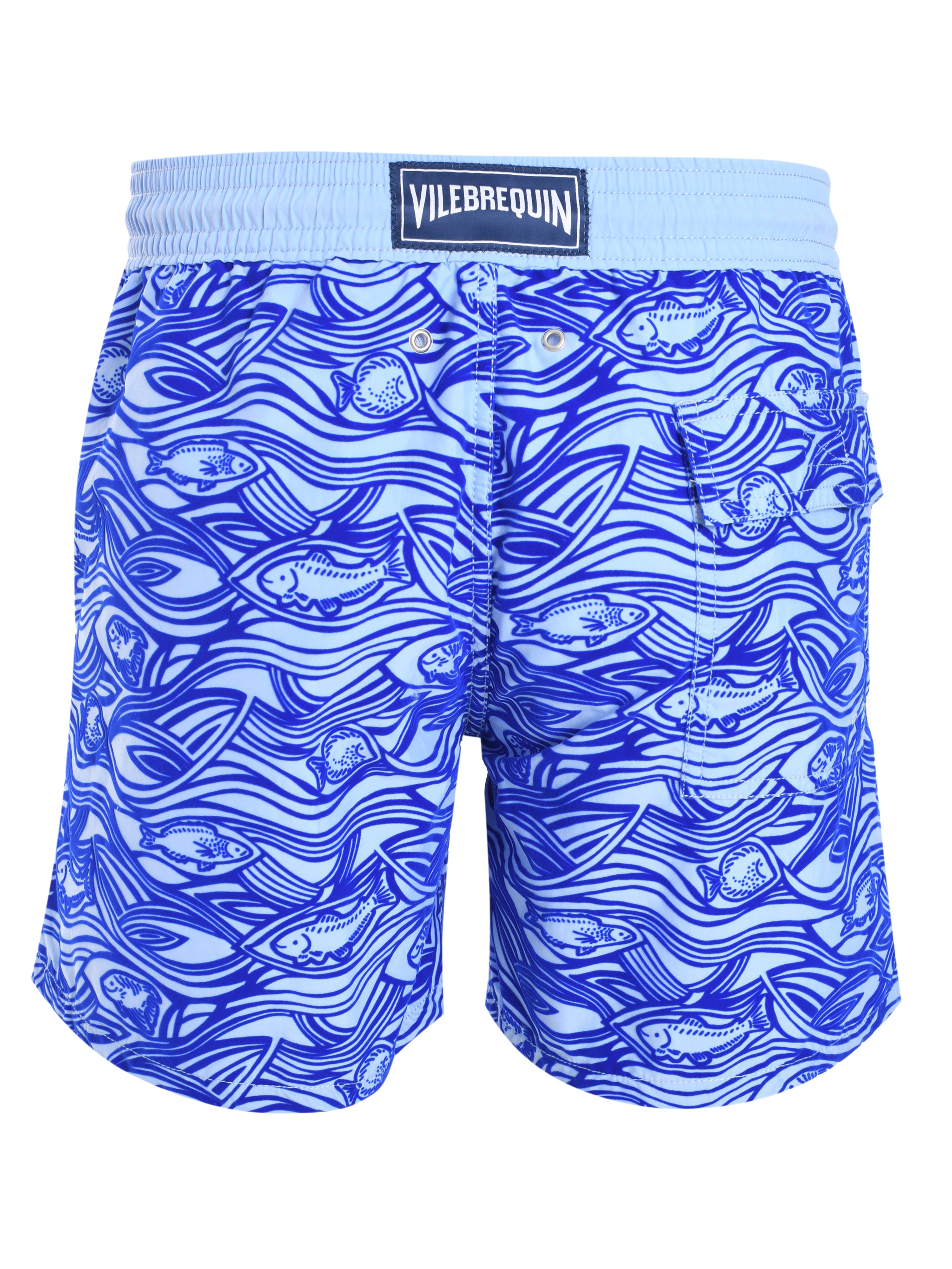 Men Swim Shorts Flocked Aquarium