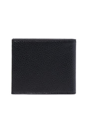 Emporio Armani grained embossed-logo wallet