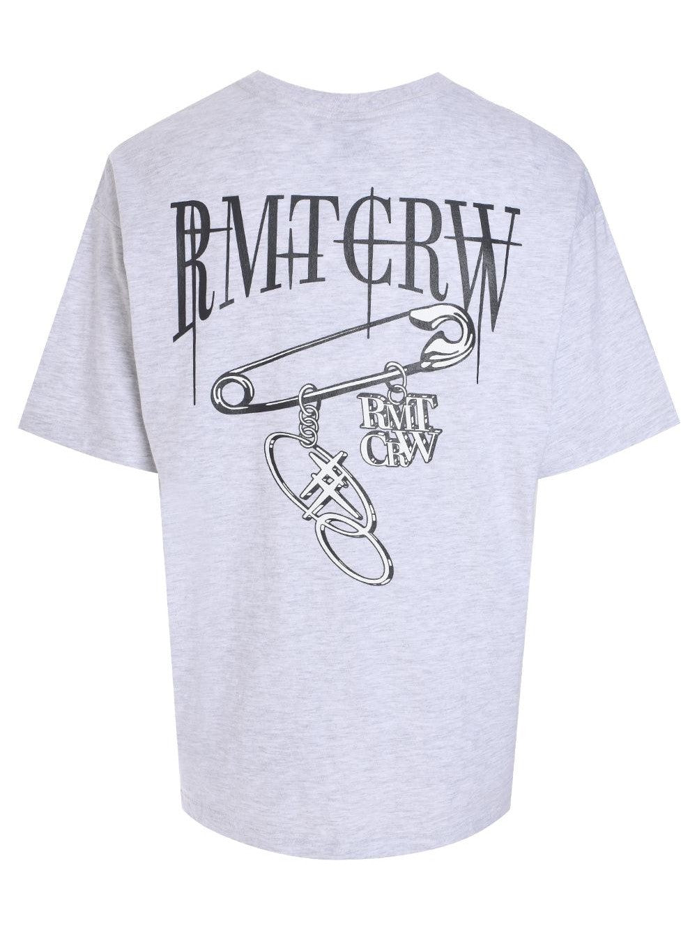 Silver clip pendant tee shirt
