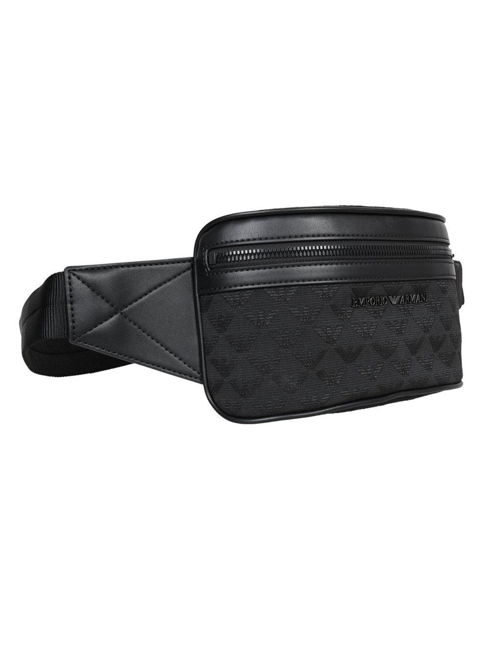 Emporio armani ?elt bag with jacquard monogram