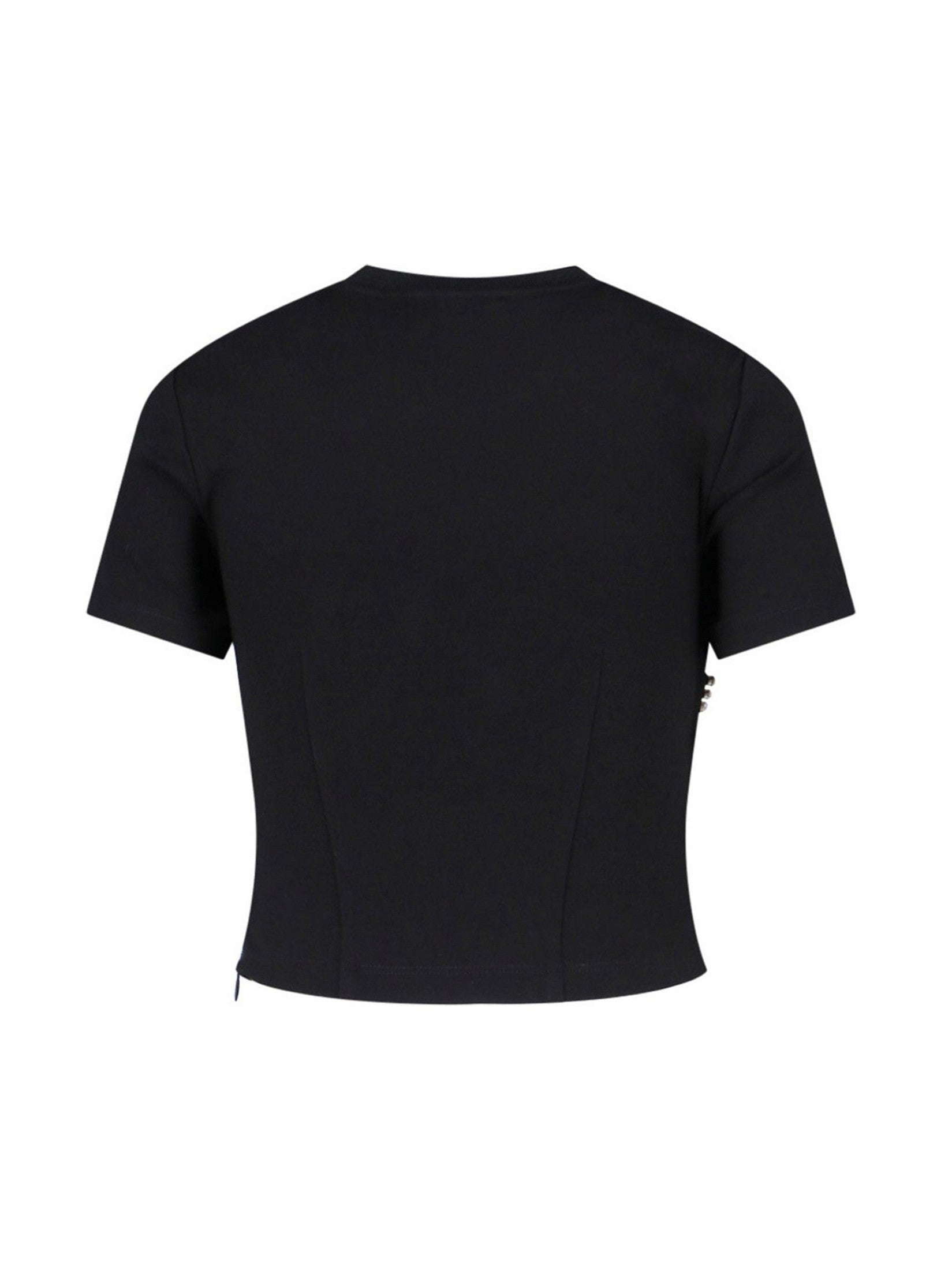 Crystal bustier cup t-shirt