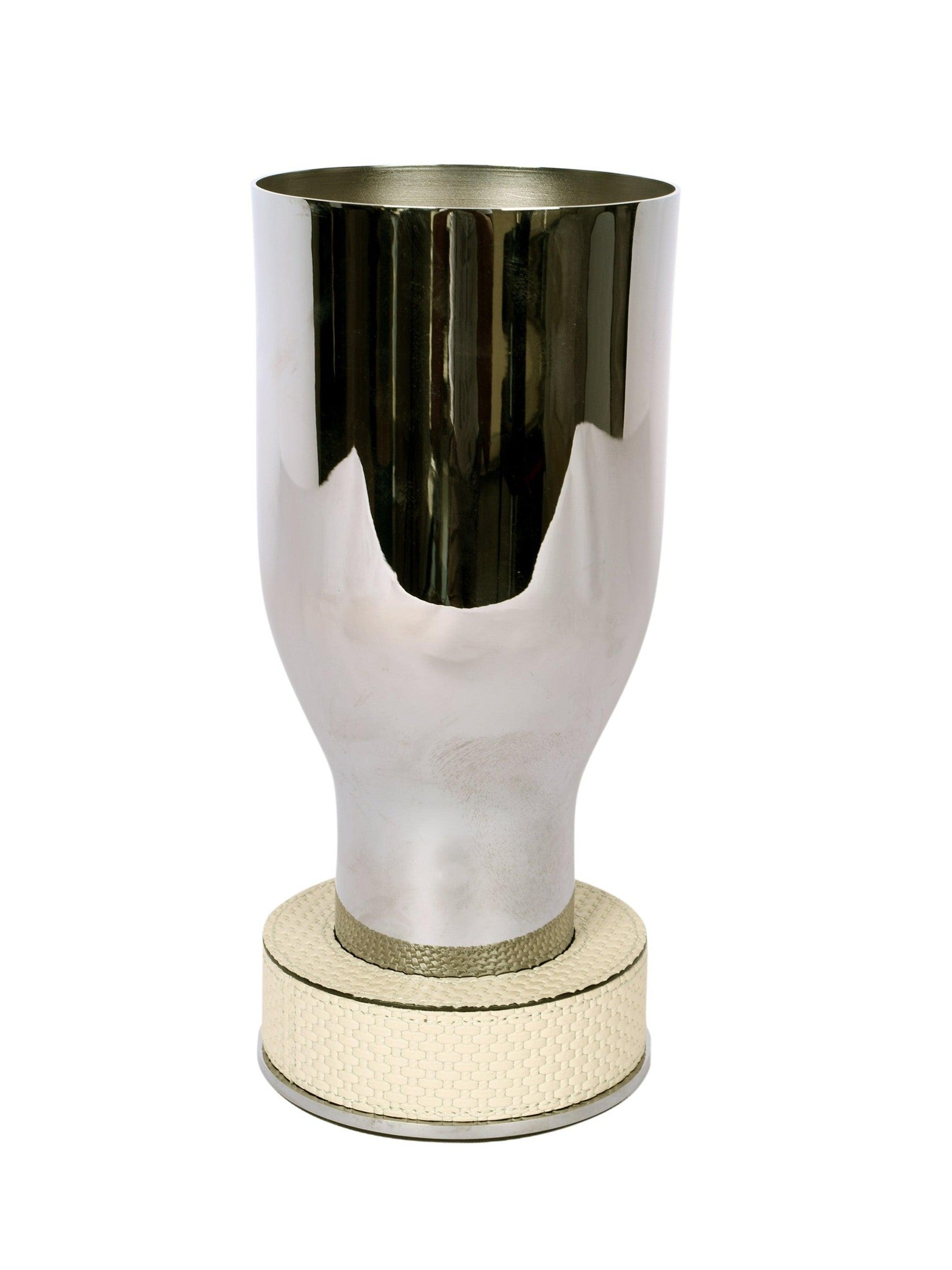 Brindisi vase chrome
