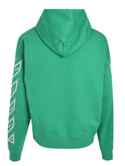 Off-white diag-stripe zip-up hoodie