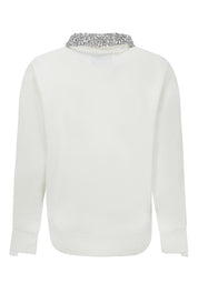 Golden Goose crystal-embellished zipped sweatshirt