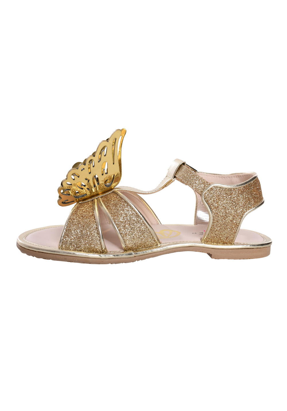 Sophia Webster Mini Girls Gold Butterfly Celeste Sanda