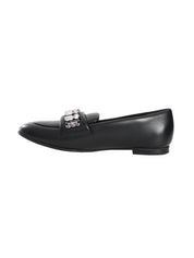 Puff Leather Ballerinas