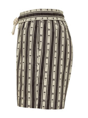 Palm angels pa monogram striped shorts