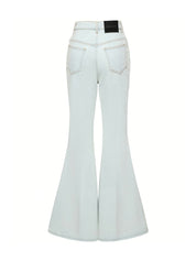 Nina ricci high-waisted flared jeans