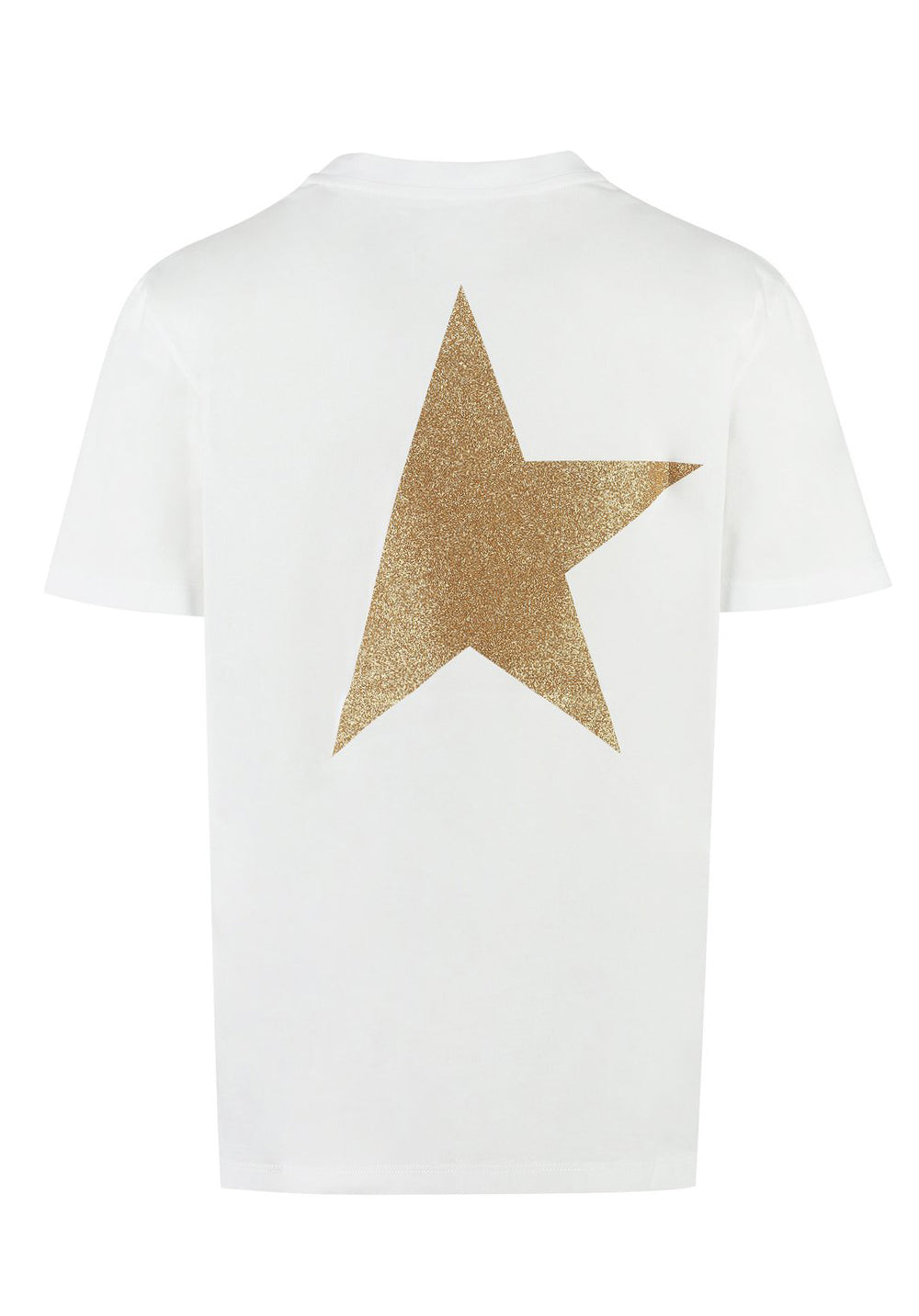 STAR W'S REGULAR T-SHIRT /LOGO/ BIG STAR BACK/ GLITTER