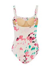 Evarae cassandra abstract-print swimsuit