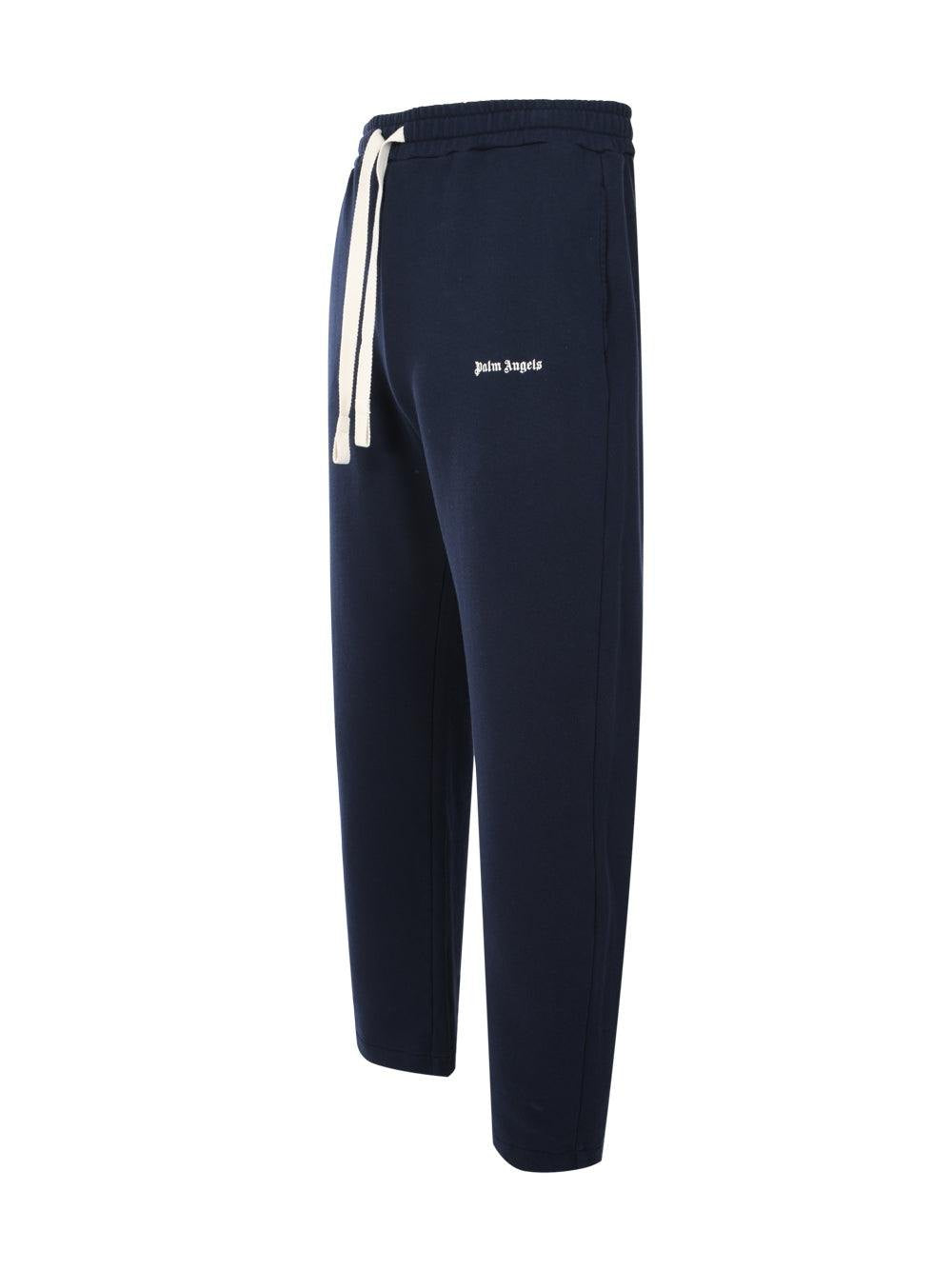 Classic logo sweatpant navy blue  off white