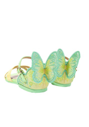 Sophia Webster Mini butterfly-motif leather sandals