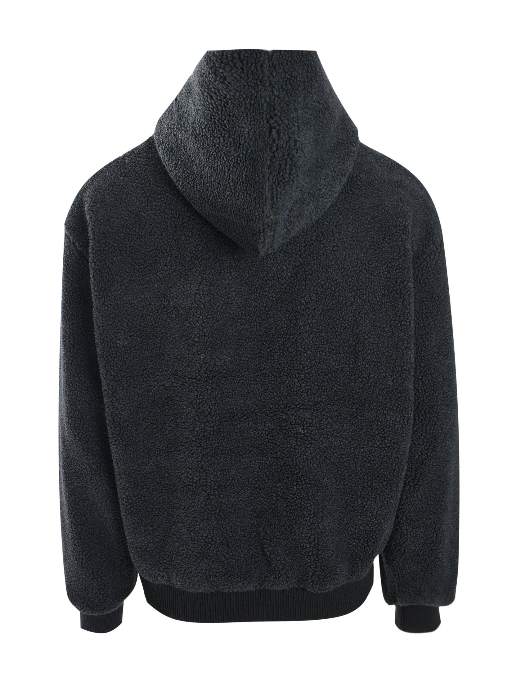 Serif teddy hoodie