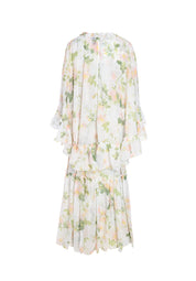 IMMORTAL ROSE HARPER CHIFFON CAPE ANKLE GOWN