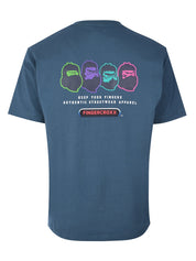 Men keep your fingerx t-shirt in dark blue